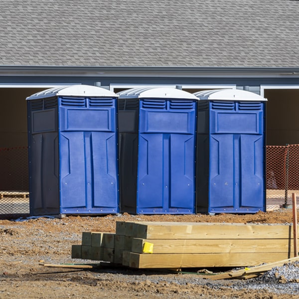 what is the maximum capacity for a single porta potty in Arboles CO